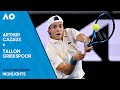 Arthur Cazaux v Tallon Griekspoor Highlights | Australian Open 2024 Third Round image