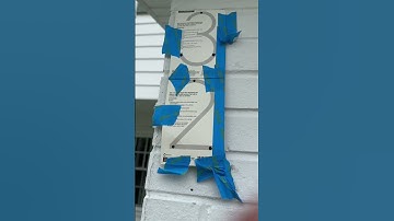 How to install modern house numbers #diy #housedesign #curbappeal