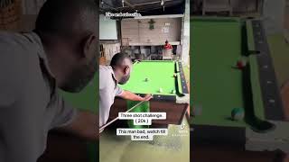 Three shots to clear the table. Can you do it? #dscoop #ddd #snooker #billard #8ballpool #viral