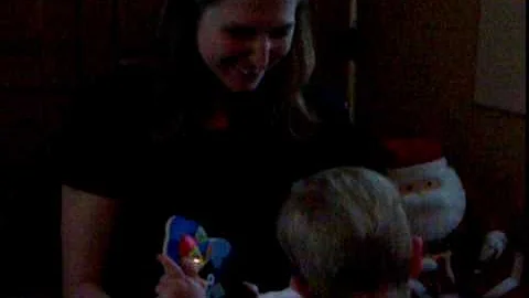 Julian gets a book from Nana Peg.mov