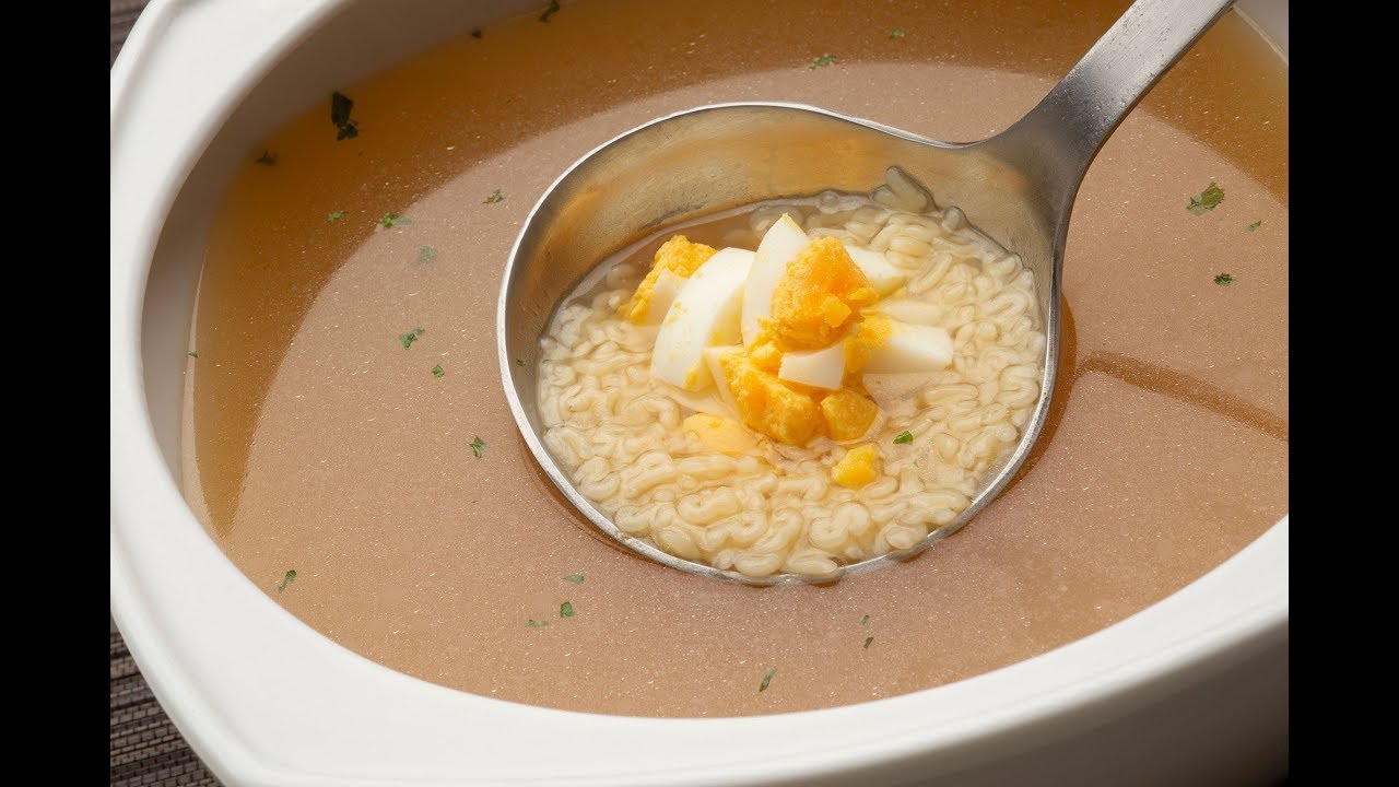 Sopa de cocido - Karlos Arguiñano