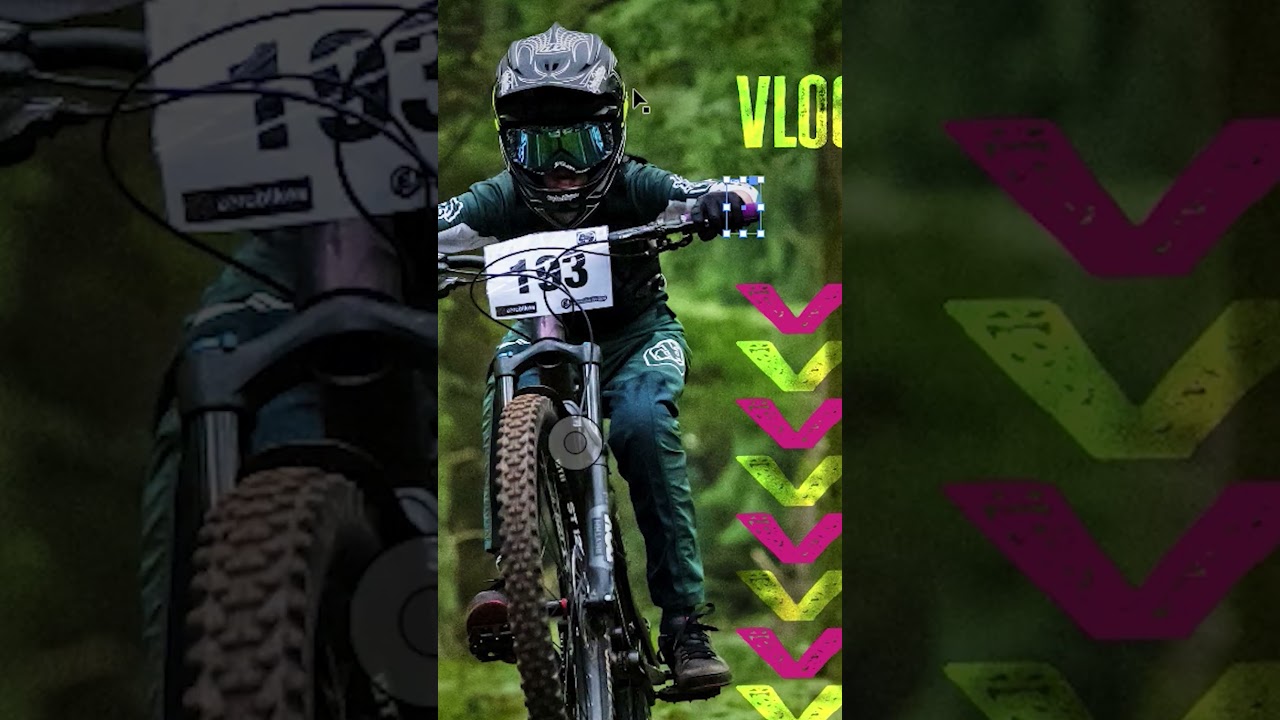 How to create this cool race vlog reel cover photo using adobe indesign short 