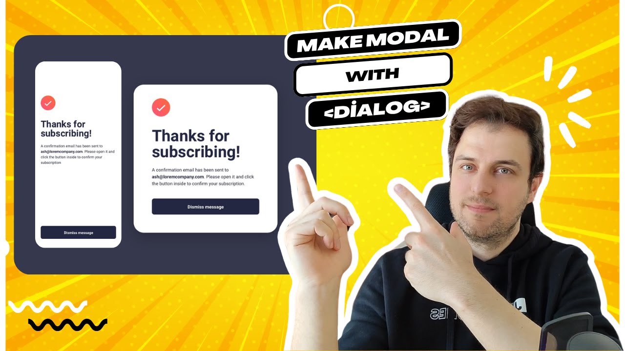 Sadece HTML ile Modal Nasıl Yapılır? – Dialog Elementi ile Native Modal ...