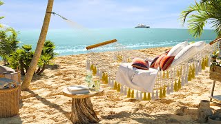 Relaxing Bossa Nova Jazz at the Beach with Sea Waves Sounds to Relax with Sea View by Coffee Shop Music 16,634 views 2 months ago 8 hours, 3 minutes