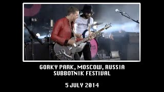 Kasabian - Gorky Park, Moscow - Subbotnik Festival [5 July 2014]