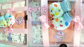 Baby Shower Gift Packing |New Born Baby Gift Hamper |Baby Girl Gift Packing |Waste Box Reuse Idea