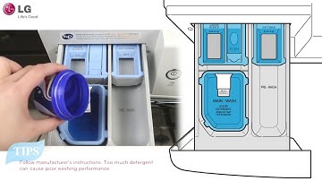 LG Front Load Washer   Detergent & Additives Usage Tips