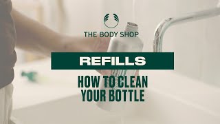 How to clean your refill bottle 🧼 🚿