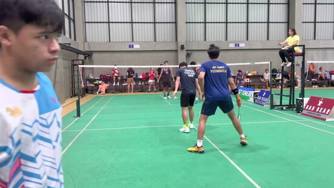 #แข่งแบด มือ C รอบแบ่งกลุ่ม #NoteTamp Vs #Tangหนอน #SBUTeam