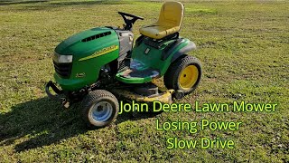 How to Fix John Deere Lawn Mower Losing Power, Slows Down