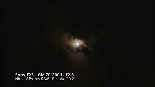 FX3 - 70-200mm GM f2.8 I - Ninja V ProRes RAW