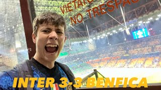 MAGICA INTER TO THE SEMIS 🔥🥶 - LIVE REACTION SAN SIRO TIFOSO INTERISTA INTER 3-3 BENFICA