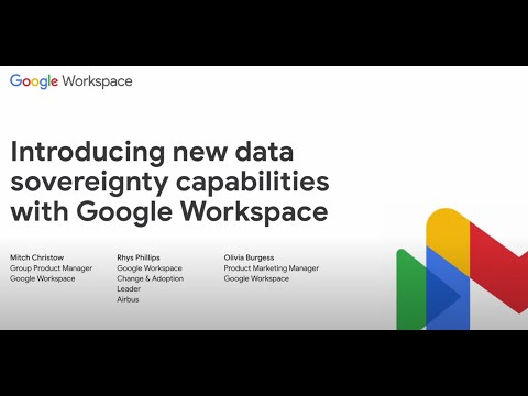 Introducing new data sovereignty capabilities with Google Workspace