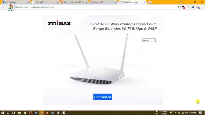 How to Edimax Router Basic Setup and Configuration - YouTube