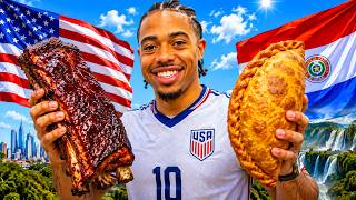 Trying VIRAL World Cup Food: USA VS Paraguay