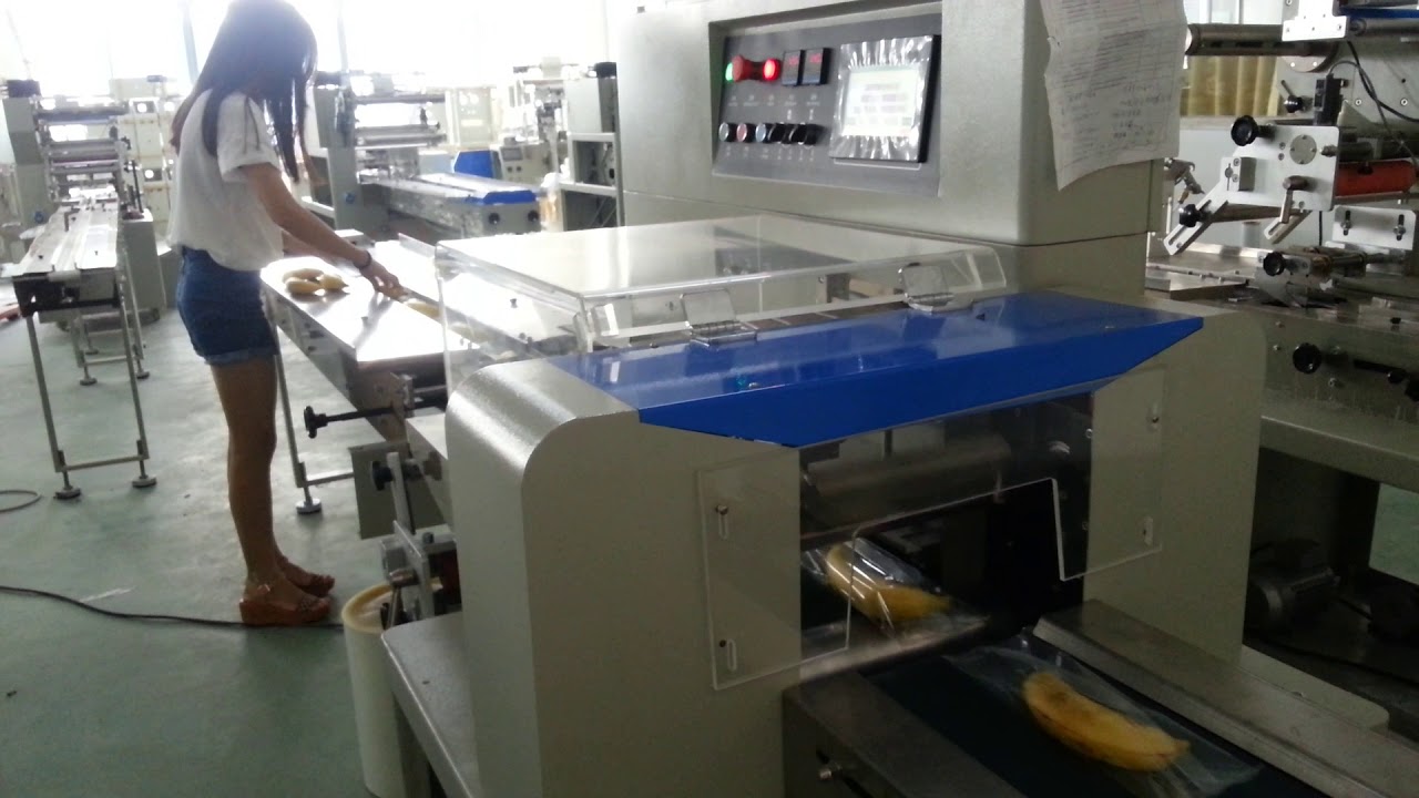 Banana packaging machine,Banana flow packing machine YouTube