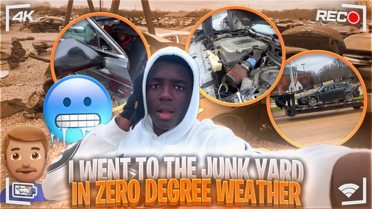 I Went To The Junkyard In Zero Degree Weather - YouTube