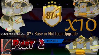 💥 X10 87+ Base or Mid Icon upgrade pack  💥 PART 2 💥 FIFA 23 💥