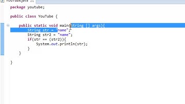 Java Tutorial 6: Comparing Strings and Objects