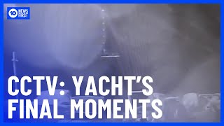 CCTV Captures Finals Moments Of Bayesian Yacht, Six Still Missing | 10 News First