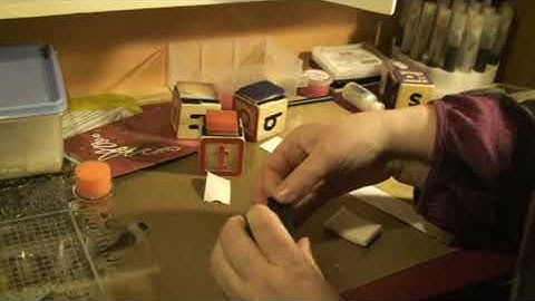 home made foam applicator blending tool tim holtz distress ink velcro