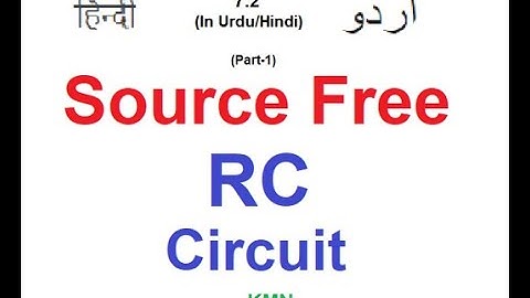 (U)LCA Ex & Pr 7.1 || Source Free RC Circuit