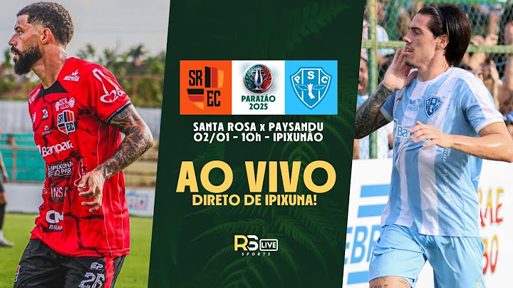 🔴 AO VIVO | SANTA ROSA X PAYSANDU | CAMPEONATO PARAENSE 2025