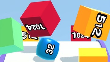 Ball Run 2048 Merge Number ! MAX LEVELS Gameplay Walkthrough New Update Part #888 android, ios