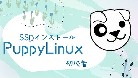 初心者がPuppy LinuxをSSDにインストールする