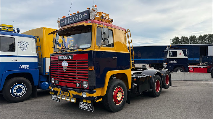 1980 Scania LBS 141 V8 (Interior + sound)
