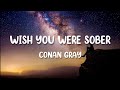 Wish You Were Sober - Conan Gray (Lyrics)