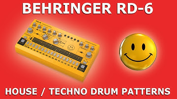HOUSE / TECHNO Patterns and Samples for BEHRINGER RD6