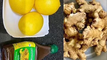 GUTEKA||UMUTI WA TANGAWIZI INDIMU N’UBUKI ||HOW TO MAKE GINGER LEMON AND HONEY DRINK FOR COLDS