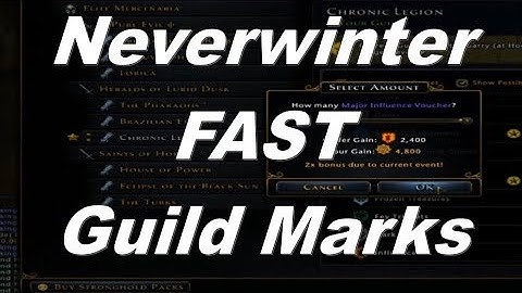 Neverwinter A Great Way To Get Guild Marks 2018