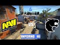 НИЖНЯЯ СЕТКА. РАУНД 2. NAVI vs FURIA. MAP-1 INFERNO. BLAST PREMIER FALL 2020 FINALS