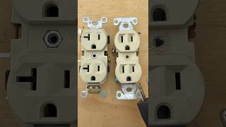 Diferencia Toma Corriente de 20 Amp VS 15 Amp #1TMaMas #edgarelectricoplomero