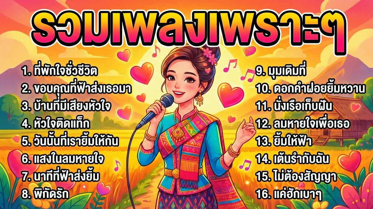 รวมเพลงลูกทุ่เศร้า เหงาๆ คิดถึงคนไกล เปิดฟังตอนดึก สำหรับคนแพ้ทางความรัก