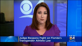 Judge Reopens Fight On Florida's Transgender Athlete Law