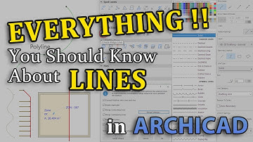 EVERYTHING You Should Know About LINES in Archicad Tutorial