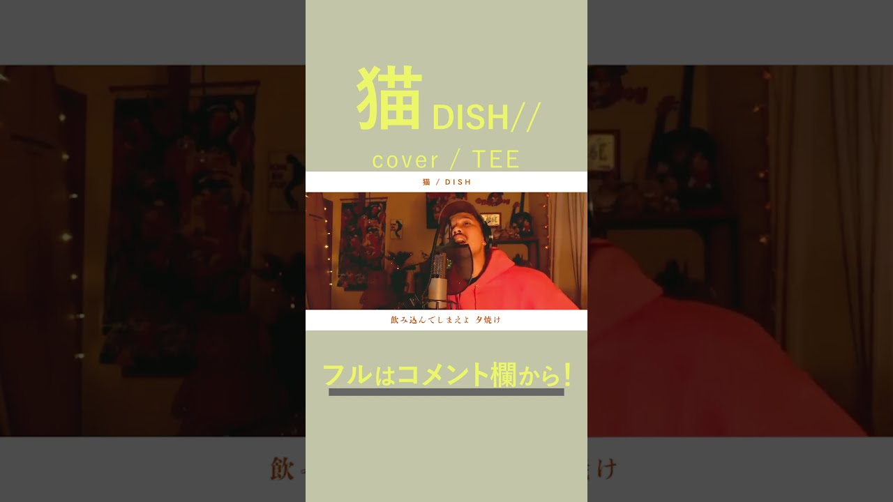 邦楽 DISH// DISH// (Takumi Kitamura) - Neko(Cat)/THE FIRST TAKE - YouTube