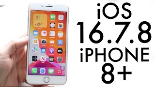 iOS 16.7.8 On iPhone 8 Plus! (Review)