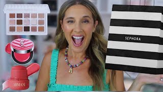 SEPHORA HAUL 🖤🛍️NEW PRODUCTS FROM DIOR BEAUTY, ARMANI, YSL AND MORE