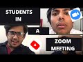 Students in a zoom meeting  meeting gone wrong  humourbae