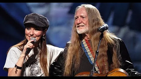 Willie Nelson and Shania Twain -  Blue eyes crying in the rain (Legendado)