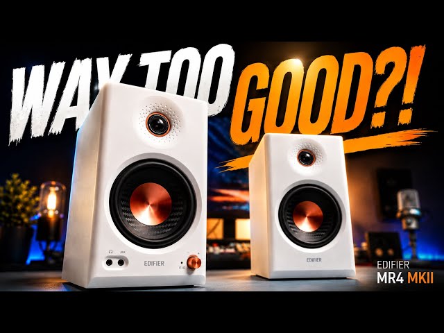 Better Than Expensive Speakers? Edifier MR4 MKII Tested! - YouTube