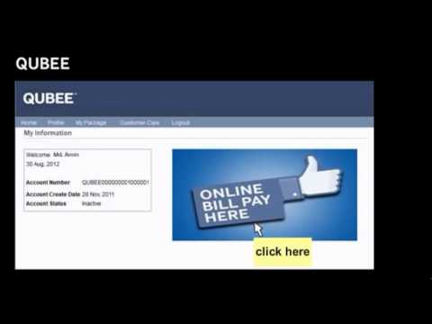 QUBEE Online Bill Payment Process