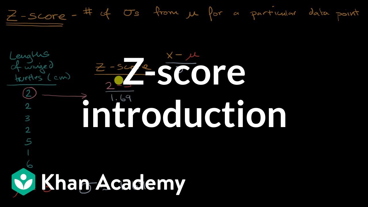 Z-score introduction