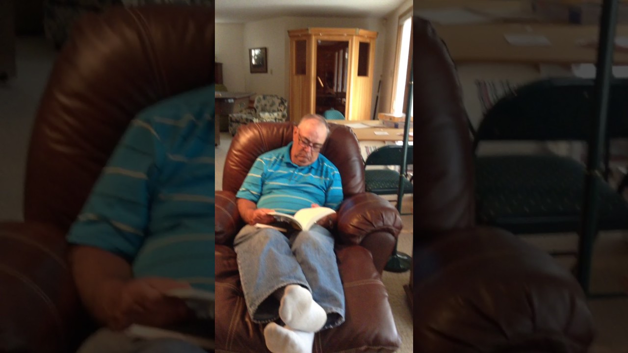 Grandpa fell asleep