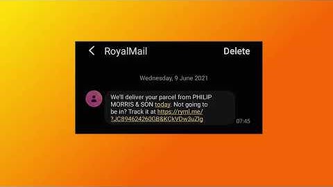 SCAM ALERT: Royal Mail Track it Text - June 2021