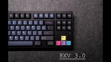 [Typing Sound] MatrixLab 8xv 3.0 with Neapolitan Ice Cream Switch on Aluminum Plate